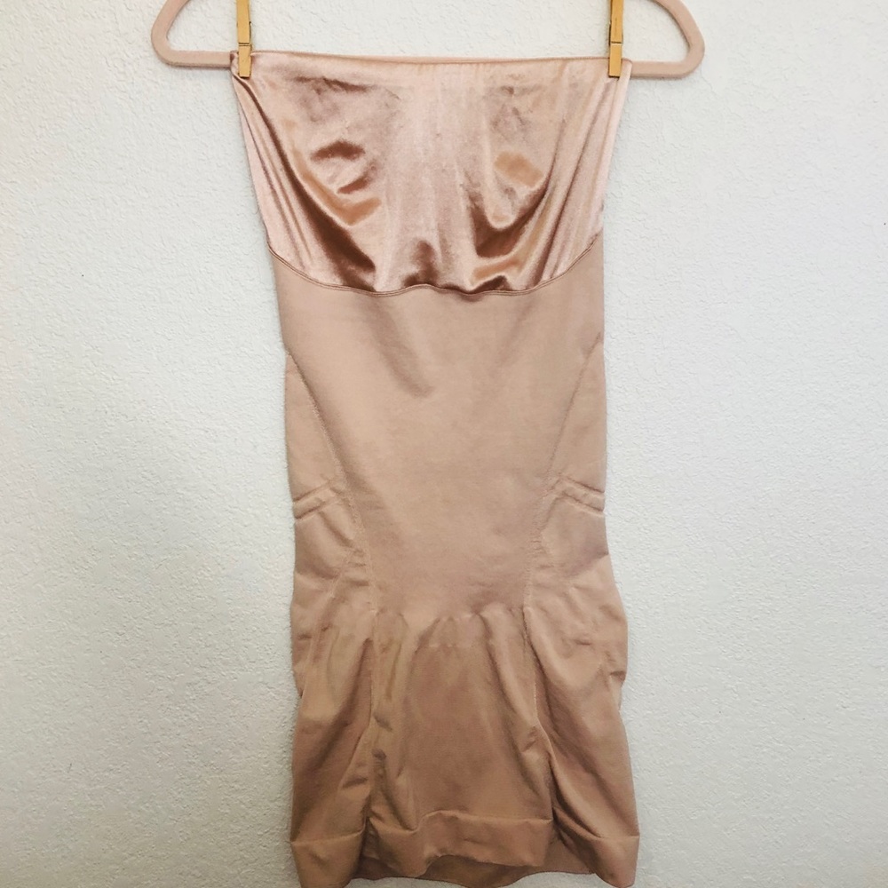 Spanx nude strapless slip shapewear size large